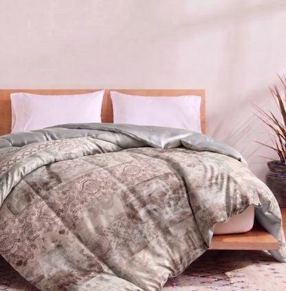 Stylla Mulberry Silk Double Bed AC Comforter (220 cm × 240 cm) – Ultra-Soft Reversible Summer Quilt