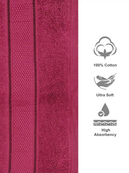 Himeya Classic 100% Cotton Hand Towels | Ultra Soft Set of 2