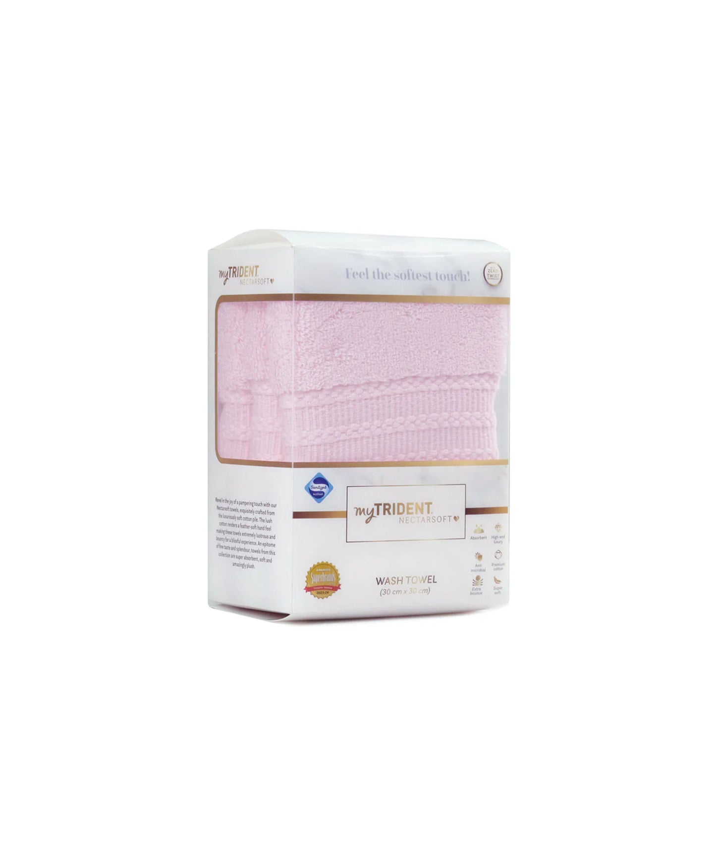 Nectarsoft Wash Towel 3 Pcs Set