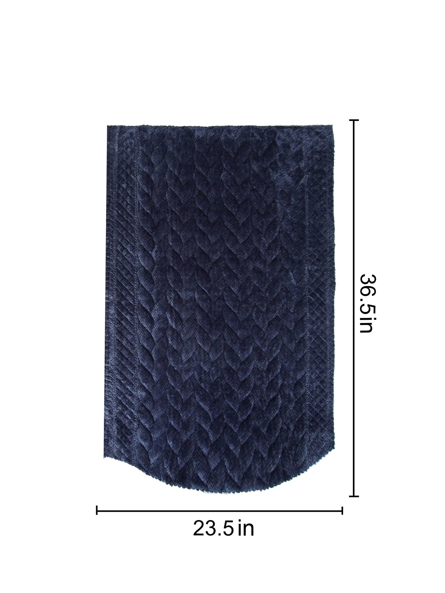 AtoZ Home Decor Luxury Textured Braided Velvet Sofa Cover | Braided Chevron Pattern