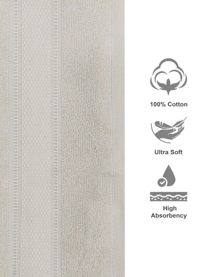 Himeya Classic 100% Cotton Hand Towels | Ultra Soft Set of 2