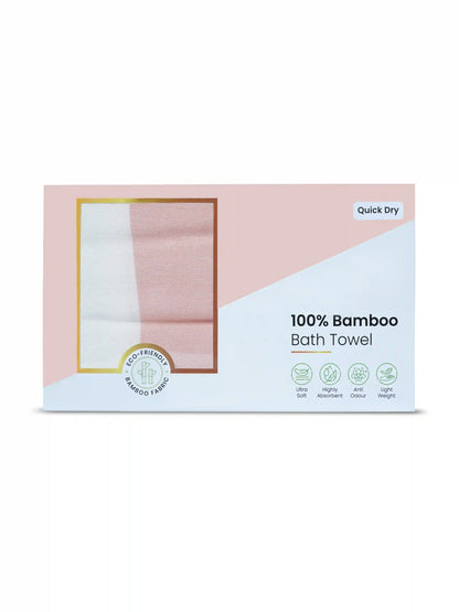 Bamboo Striped Large Bath Towel (75 x 150 cm)