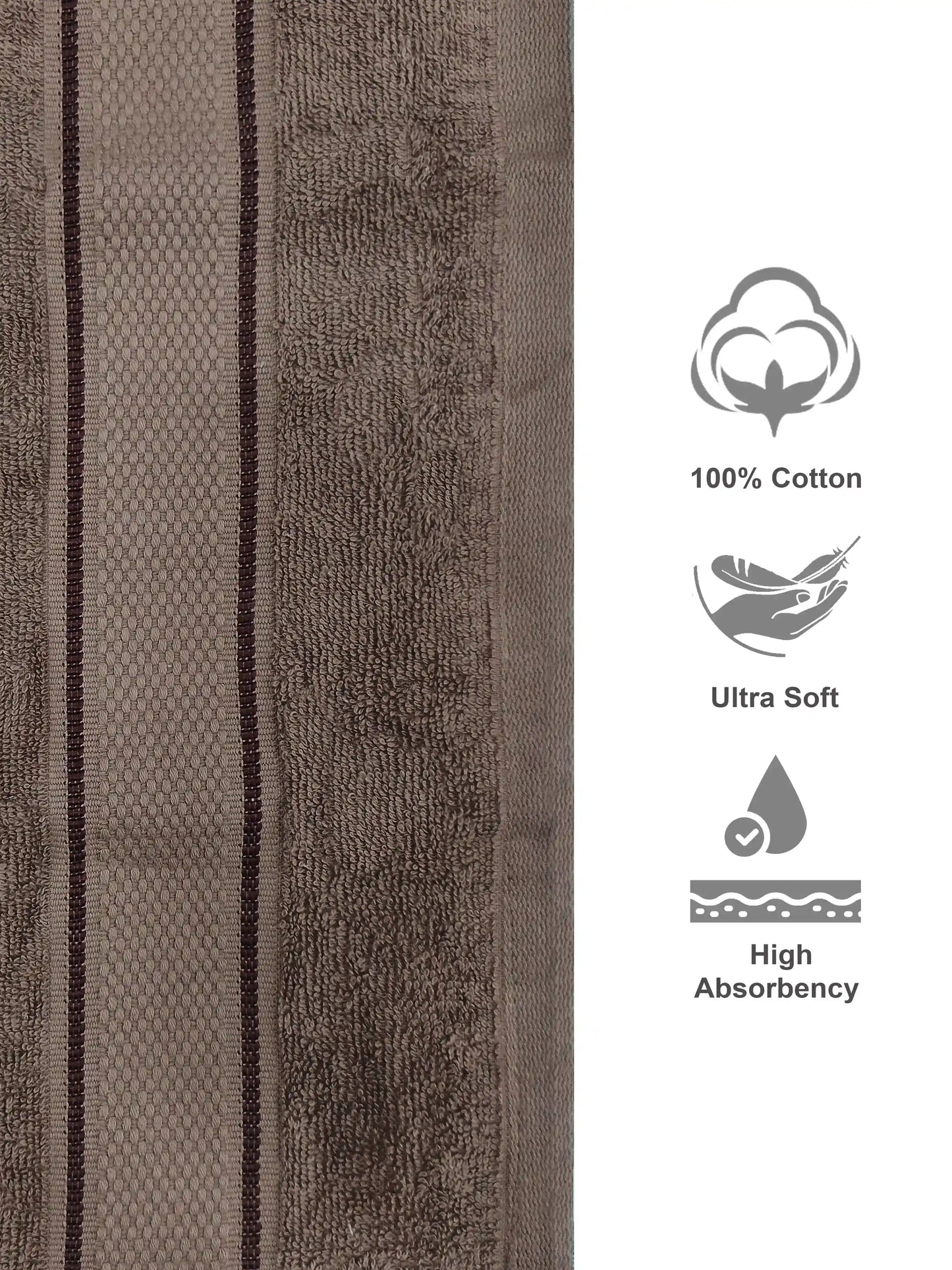 Himeya Classic 100% Cotton Hand Towels | Ultra Soft Set of 2