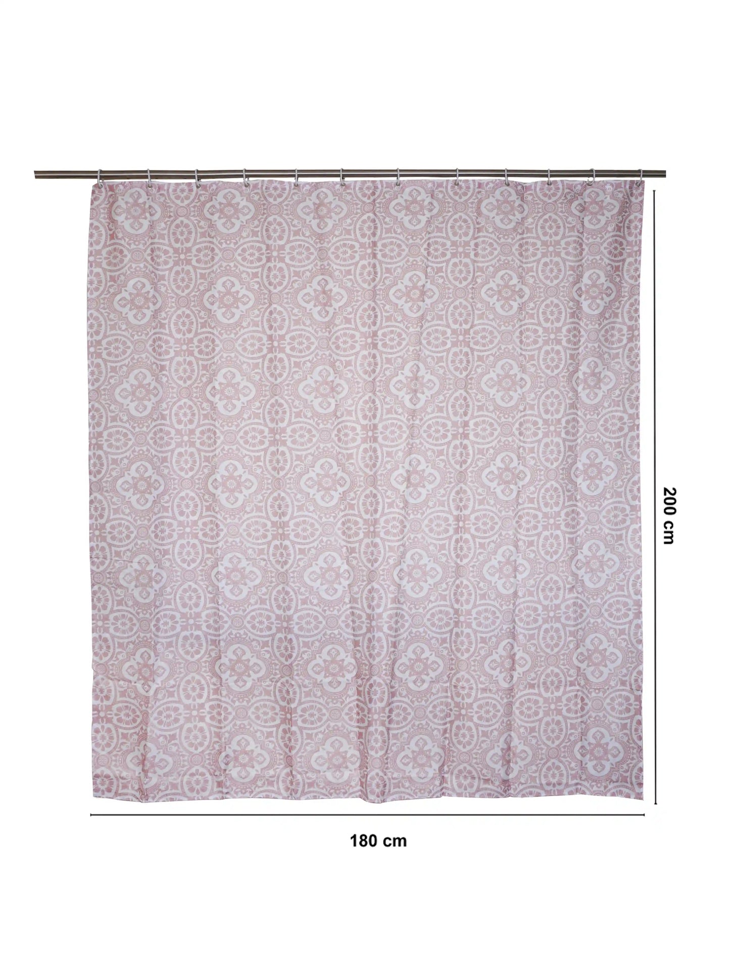 AtoZ Home Decor Waterproof Shower Curtain with Hooks (Multi-Pattern Collection)