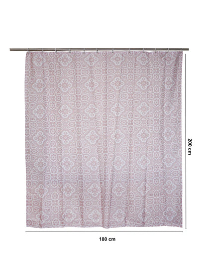 AtoZ Home Decor Waterproof Shower Curtain with Hooks (Multi-Pattern Collection)