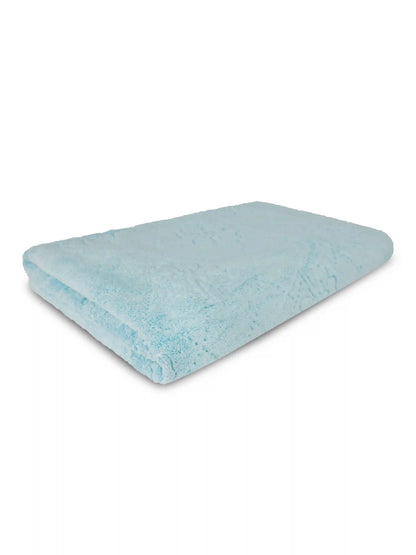 Plush Comfort, Floral Embossed Terry Weave Bath Towel with Quick-Dry Performance – 100% Cotton