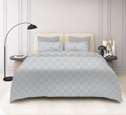 Premium King Size Cotton Bedsheet Set | Soft Feel & Designer Look