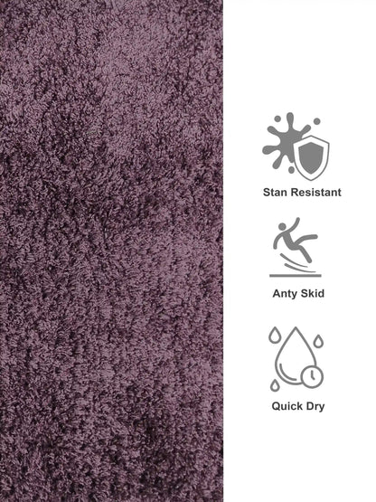 AtoZ Home Decor Luxury Solid Bath Mat | Anti-Skid & Quick-Dry (40 x 60 CM)