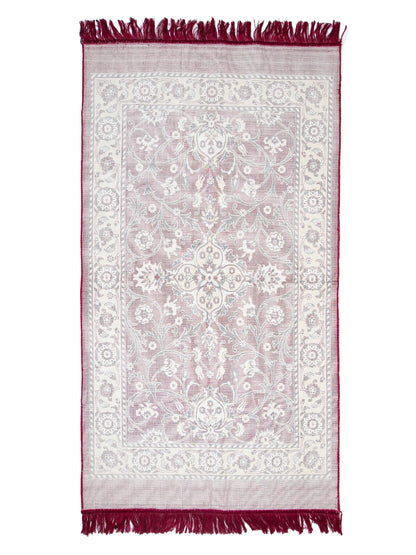 AtoZ Home Decor Machine-Made Velvet Carpet – Traditional Collection (2.5 ft x 5 ft)