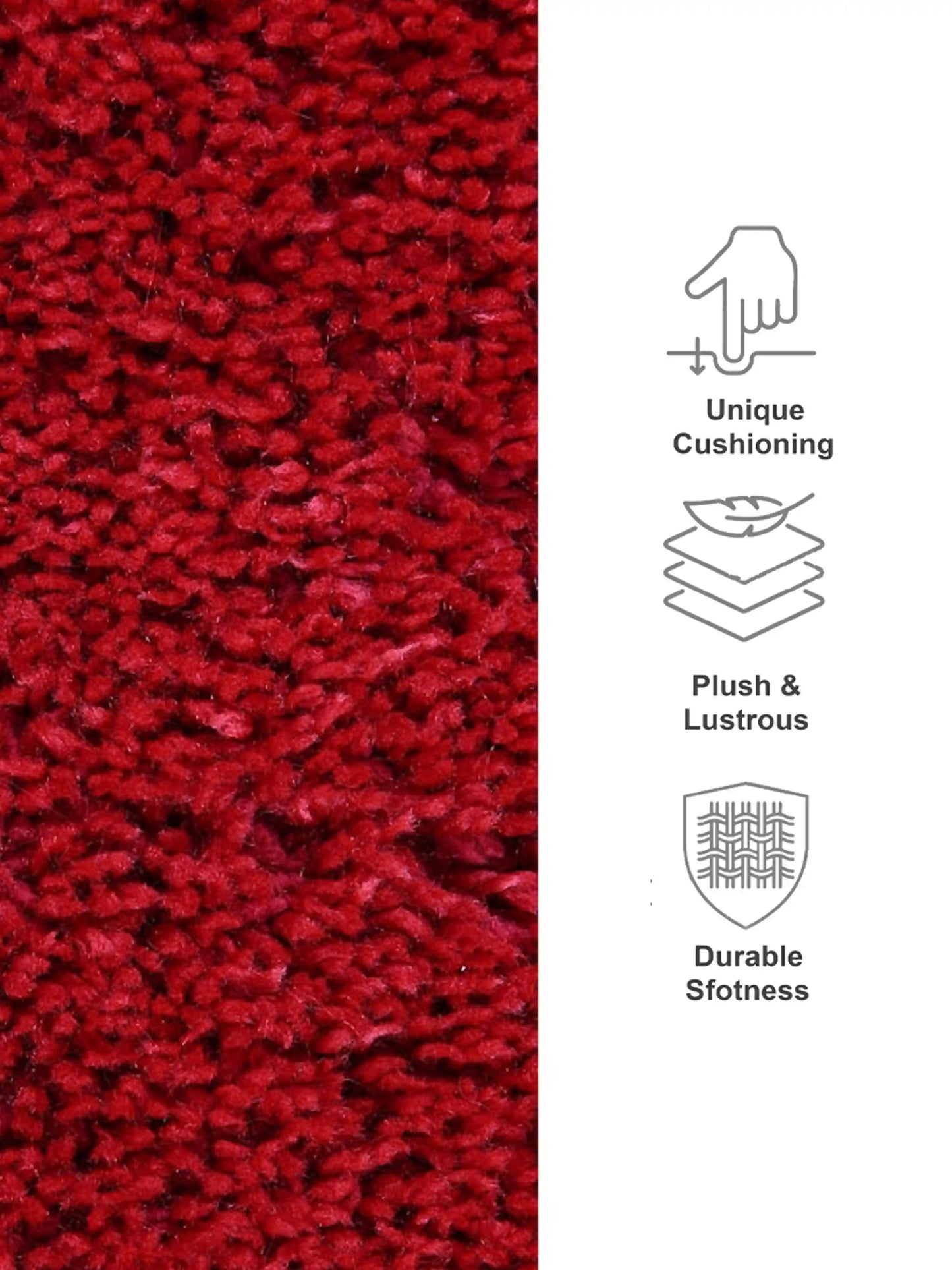 AtoZ Home Decor Premium Comfort Polyester Bath Mat (40x60)(50x80)