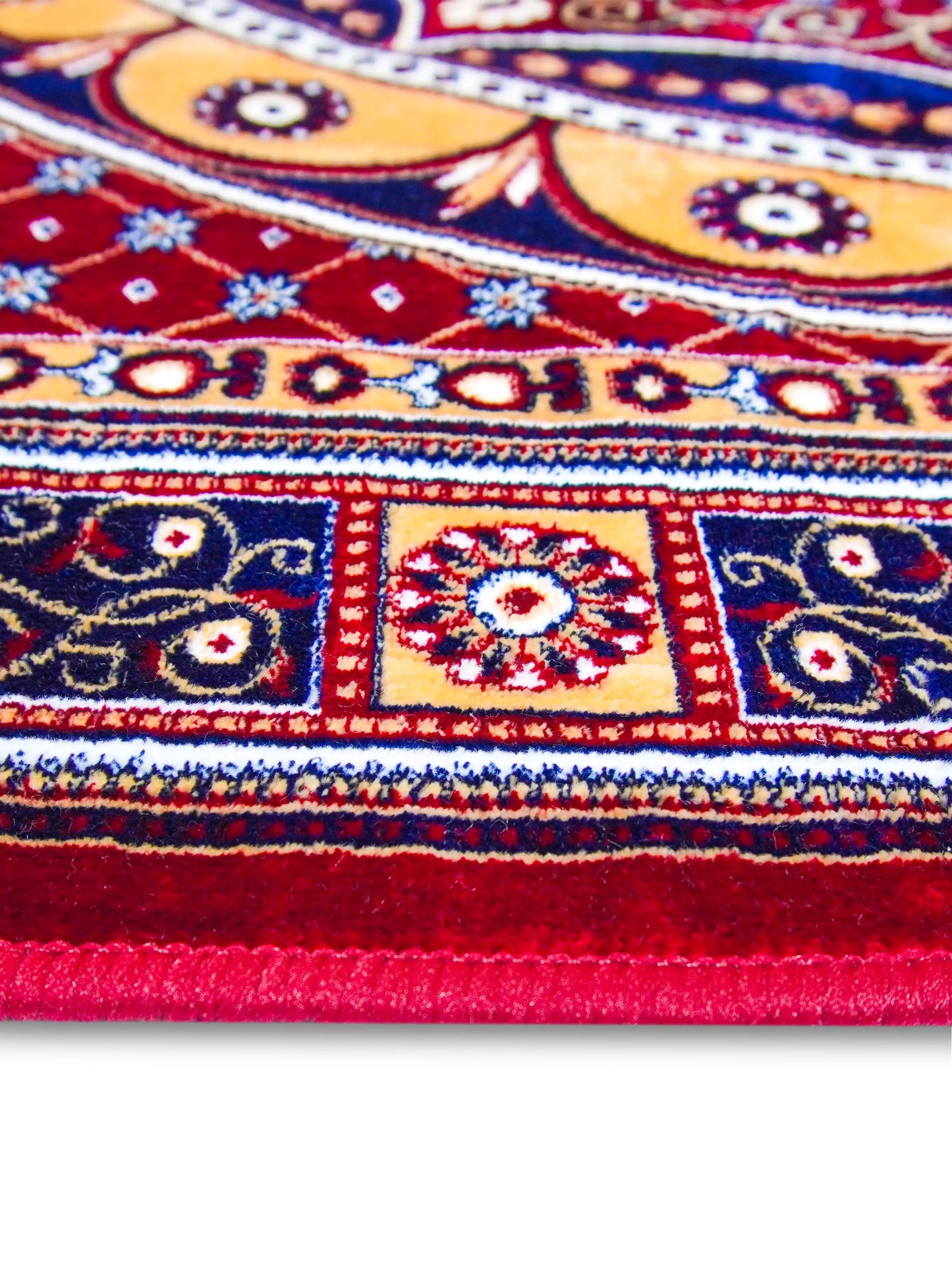 AtoZ Home Decor Machine-Made Velvet Carpet – Traditional Collection (4 ft x 6 ft)