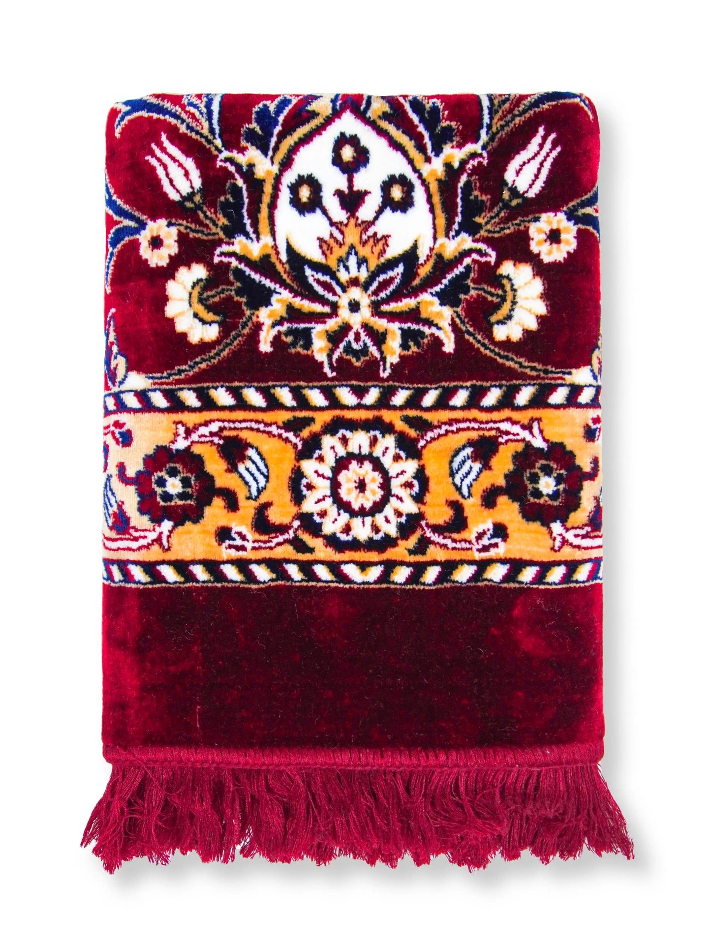 AtoZ Home Decor Machine-Made Velvet Carpet – Traditional Collection (2.5 ft x 5 ft)