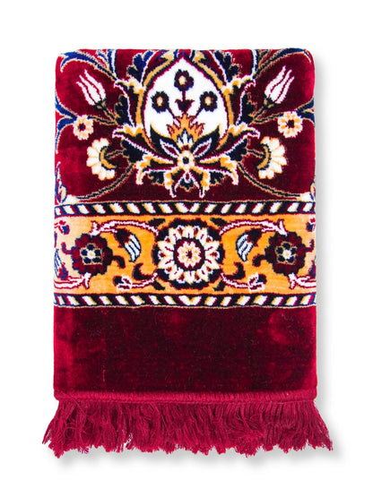 AtoZ Home Decor Machine-Made Velvet Carpet – Traditional Collection (2.5 ft x 5 ft)