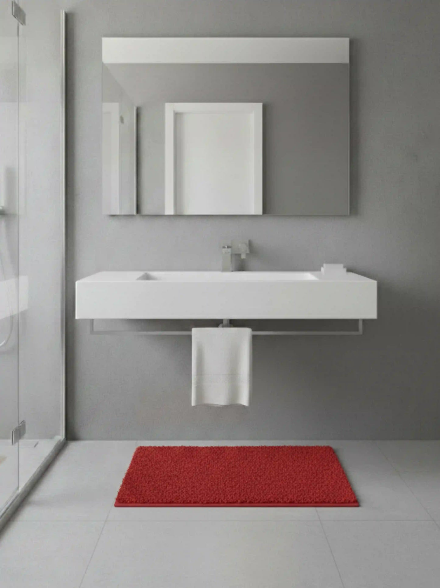 AtoZ Home Decor Premium Comfort Polyester Bath Mat (40x60)(50x80)