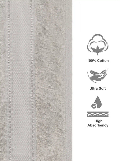 Himeya Classic 100% Cotton Hand Towels | Ultra Soft Set of 2