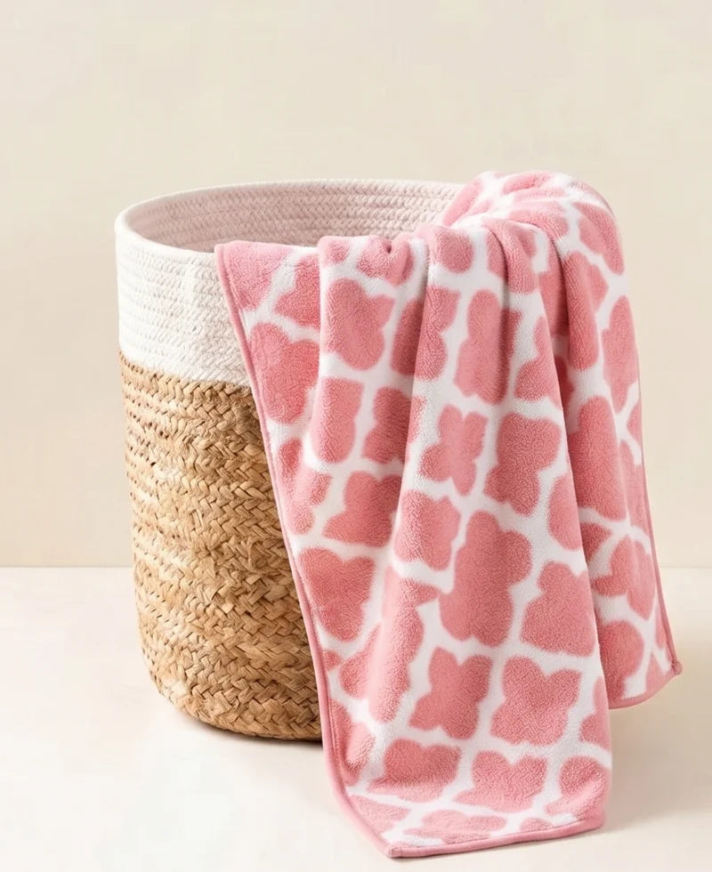 Stylla Kepri Patterned Bath Towel (70 x 150 cm) – Super Absorbent & Easy Dry Boxed Bath Towel