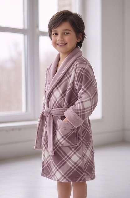 Stylla Scotch Highly Absorbent Children's Bathrobe with Pockets