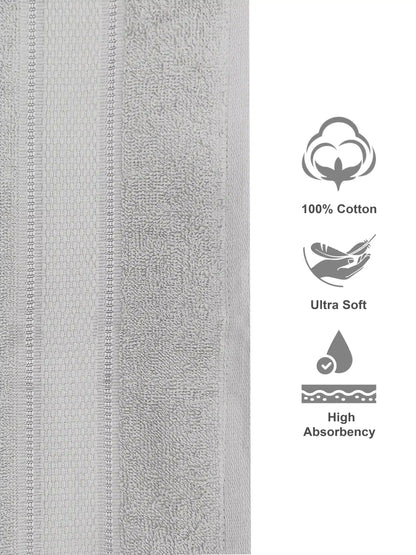 Himeya Classic 100% Cotton Hand Towels | Ultra Soft Set of 2