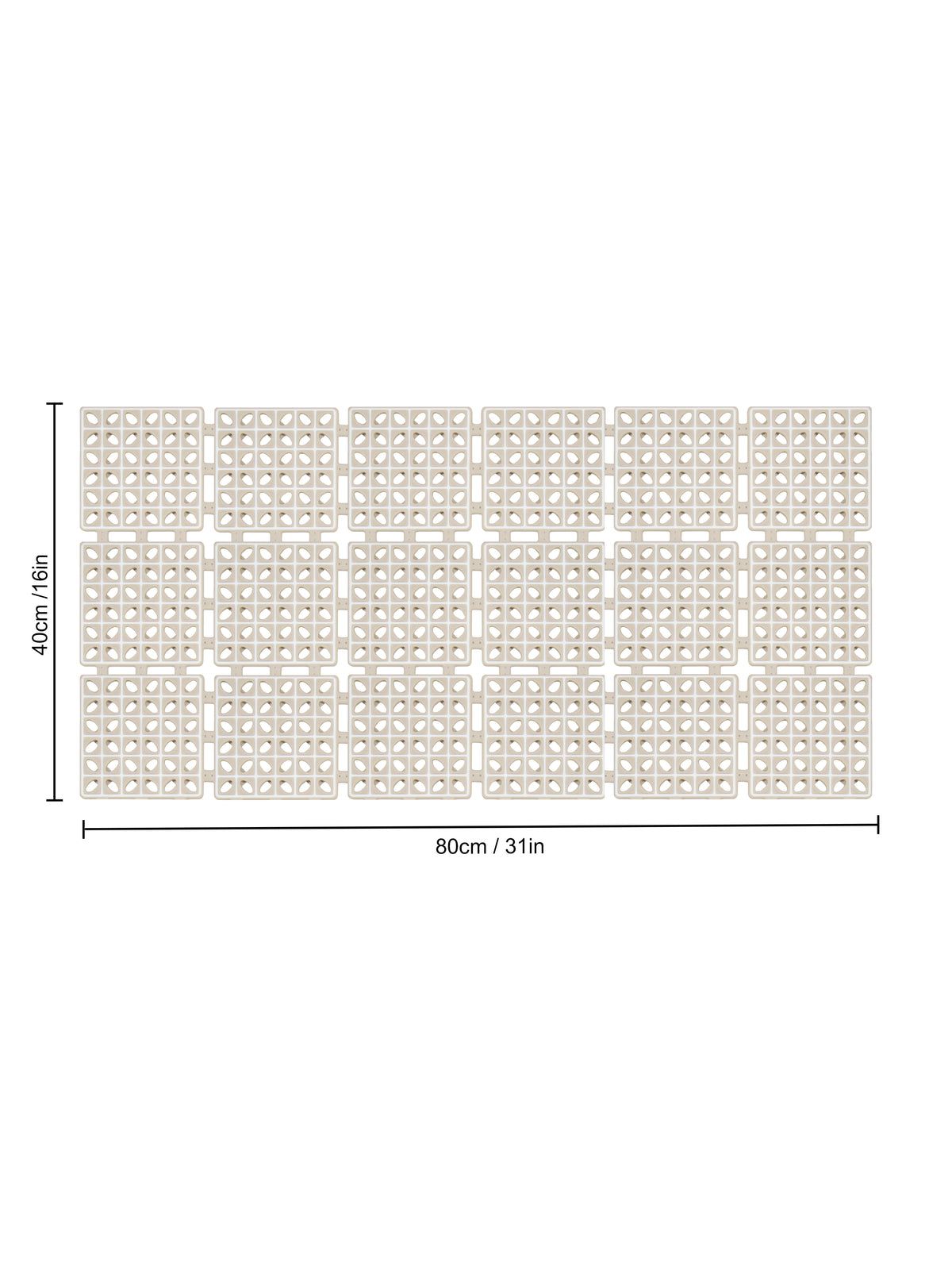Atoz Home Decor Foldable Anti-Slip Rubber Shower Mat