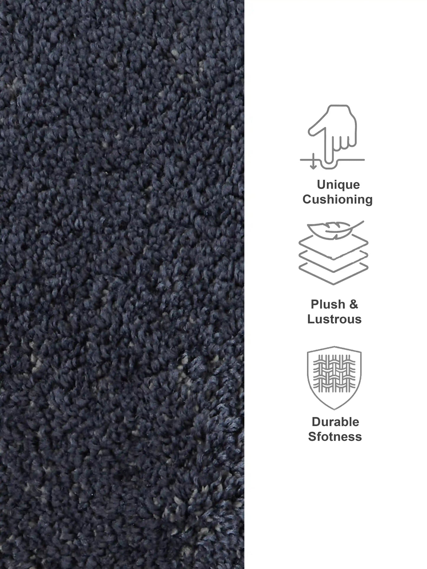 AtoZ Home Decor Premium Comfort Polyester Bath Mat (40x60)(50x80)
