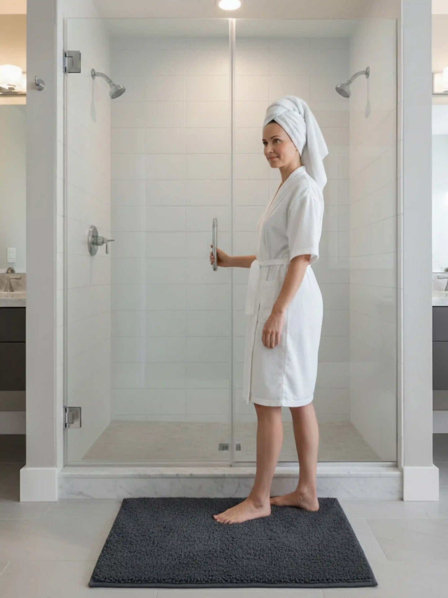 AtoZ Home Decor Premium Comfort Polyester Bath Mat (40x60)(50x80)