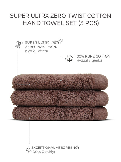 Atoz Home Decor Super Ultrx Zero-Twist Cotton Face Towel Set
