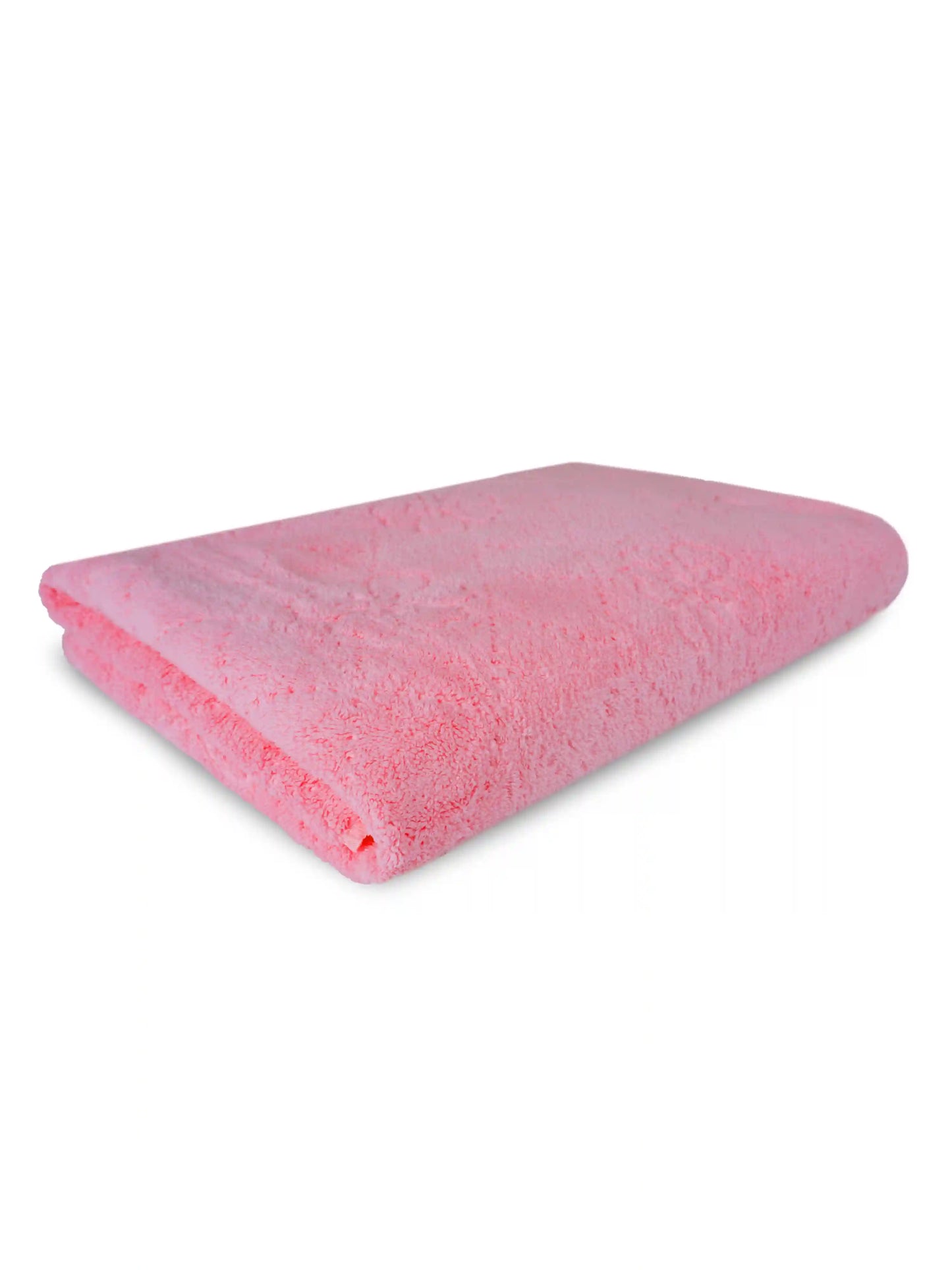 Plush Comfort, Floral Embossed Terry Weave Bath Towel with Quick-Dry Performance – 100% Cotton