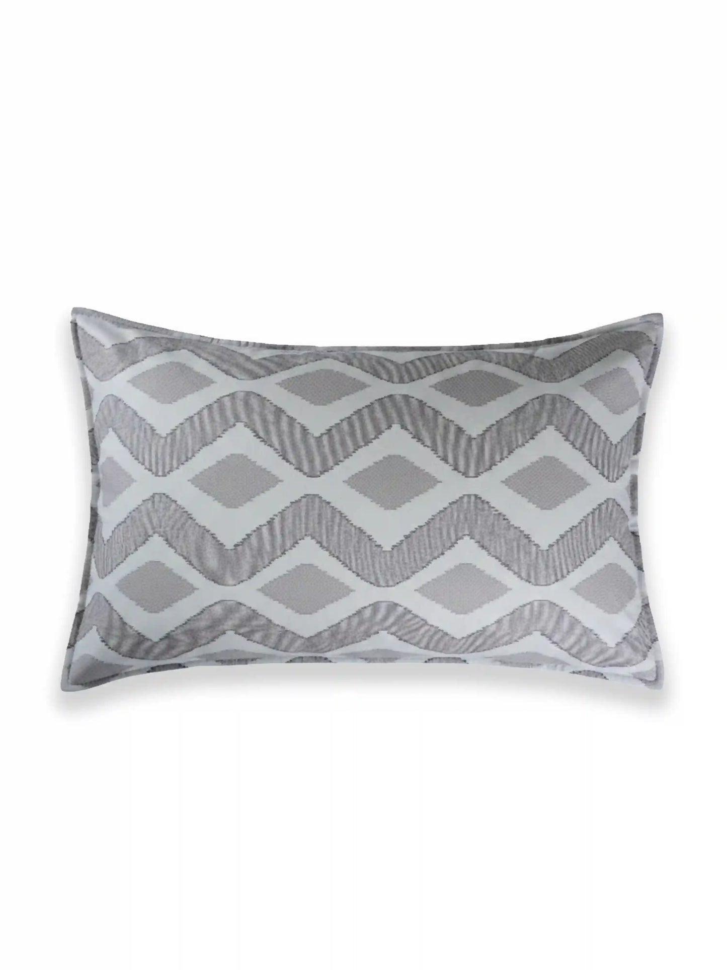 Soft Feel Taupe-Grey Geometric Cotton King Bedsheet Set