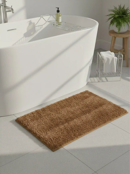 AtoZ Home Decor Luxury Solid Bath Mat | Anti-Skid & Quick-Dry (40 x 60 CM)