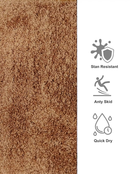 AtoZ Home Decor Luxury Solid Bath Mat | Anti-Skid & Quick-Dry (40 x 60 CM)