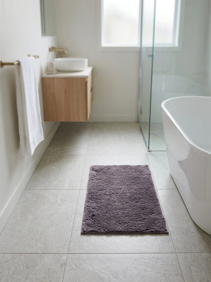 AtoZ Home Decor Luxury Solid Bath Mat | Anti-Skid & Quick-Dry (40 x 60 CM)