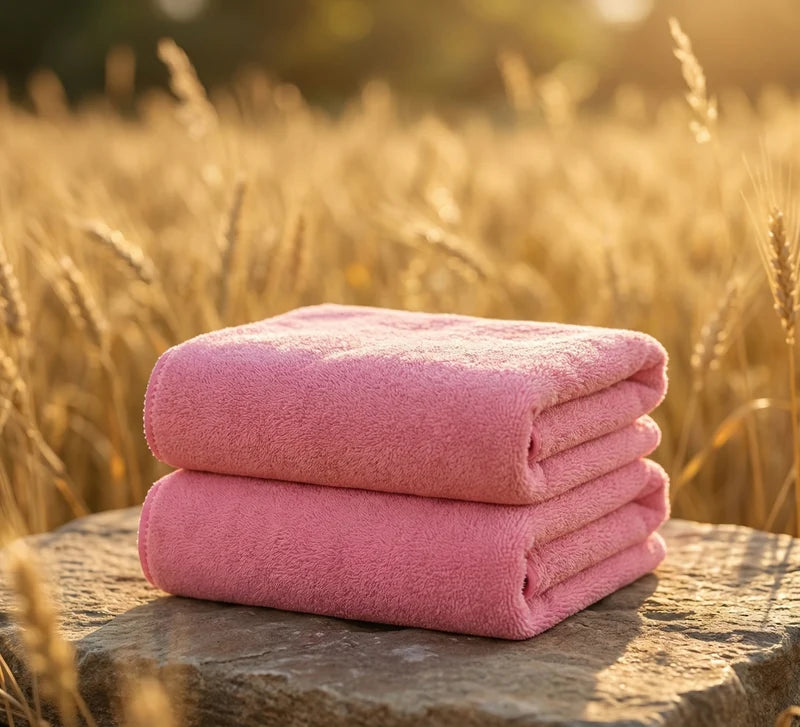 Stylla Ultra-Soft Hand & Tea Towel Set (2-Piece Pack) – 40 cm x 60 cm Super Absorbent & Easy-Dry Towels