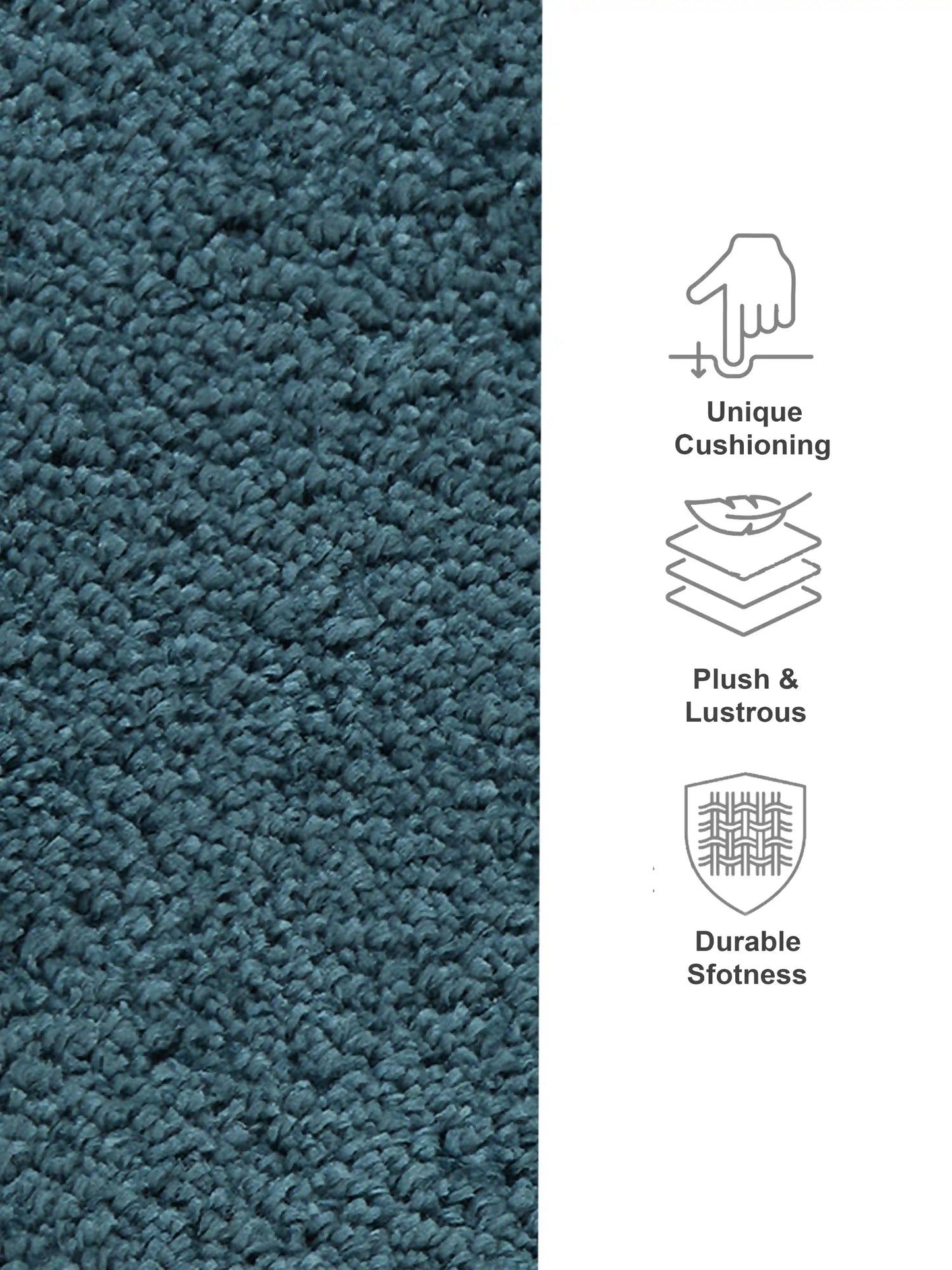 AtoZ Home Decor Premium Comfort Polyester Bath Mat (40x60)(50x80)