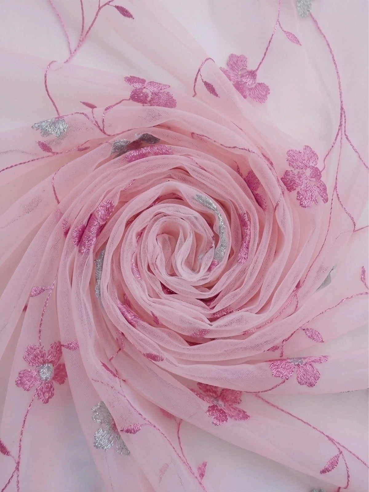 Evabella Light Filtering Floral Sheer Curtains |100% Polyester