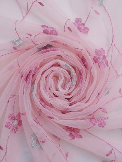 Evabella Light Filtering Floral Sheer Curtains |100% Polyester