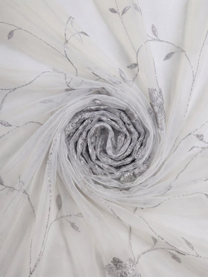 Evabella Light Filtering Floral Sheer Curtains |100% Polyester