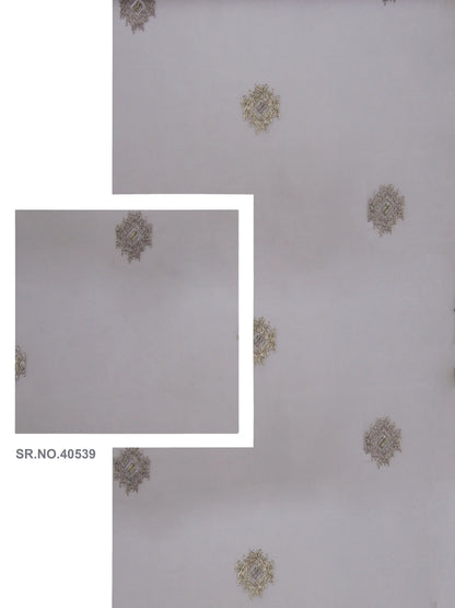 Evabella Embroidered Geometric Diamond Sheer Grommet Curtains | 100% Polyester