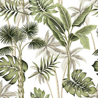 AtoZ Home Decor Tropical Rainforest Wall Mural Wallpaper - Custom & Standard Sizes