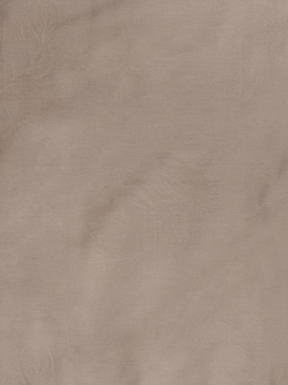 Taupe Feather Jacquard Pillow Cover Set – Premium Cotton – Set of 2