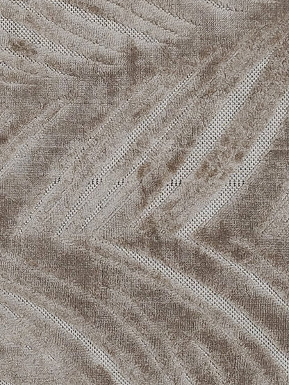 Beige Textured Modern Runner – Subtle Wave Design Hallway & Entry Rug