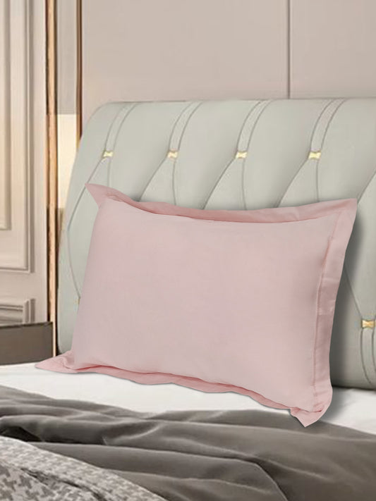 Solid Baby Pink Pillow Cover Set – Premium Cotton – Set of 2