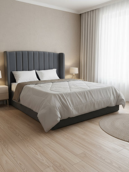 Bellagio Reversible Microfiber Comforter | Beige AC Blanket
