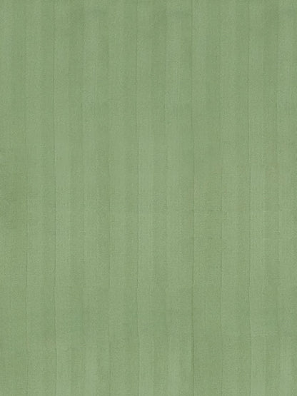 Green Satin Striped Pillow Covers Set of 2 – Luxury Soft Hotel Bedding