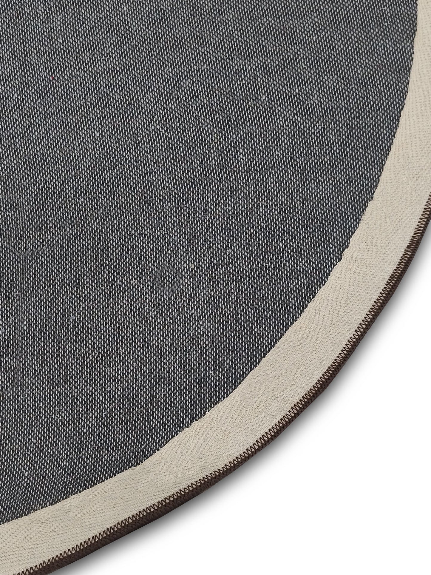 Dark Brown Faux Fur Round Rug – Plush, Modern Cozy Floor Accent