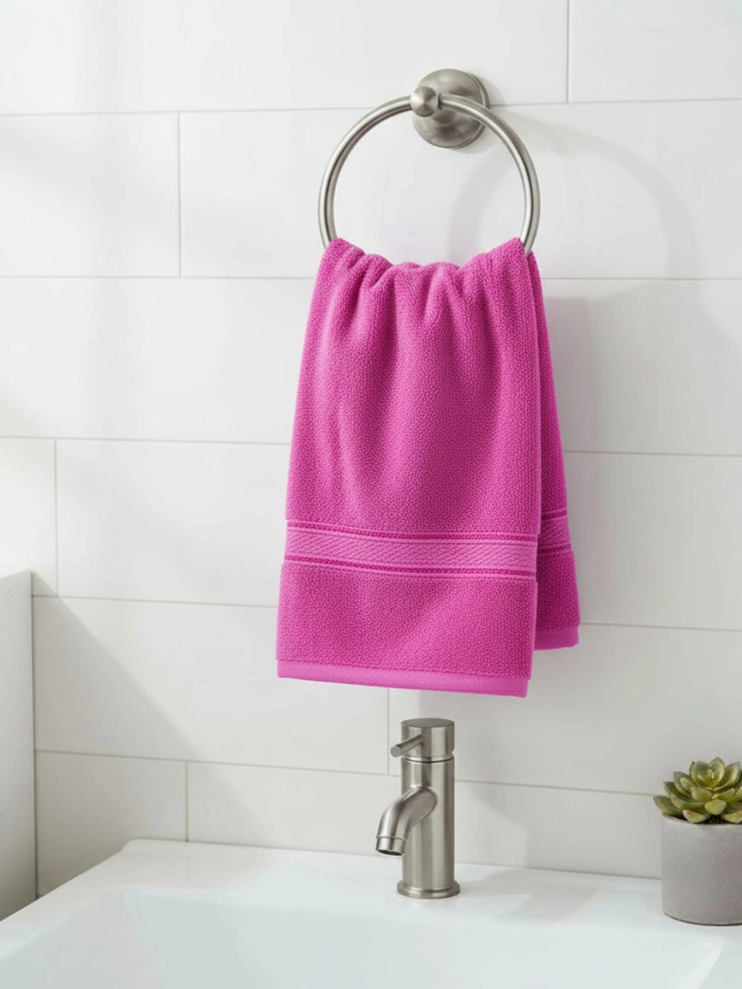 AtoZ Home Decor 100% Cotton Bath Towel | Soft, Quick Dry & Lightweight (40 x 60 CM)