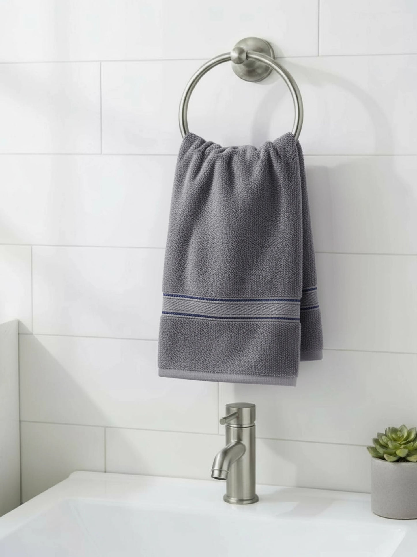AtoZ Home Decor 100% Cotton Bath Towel | Soft, Quick Dry & Lightweight (40 x 60 CM)