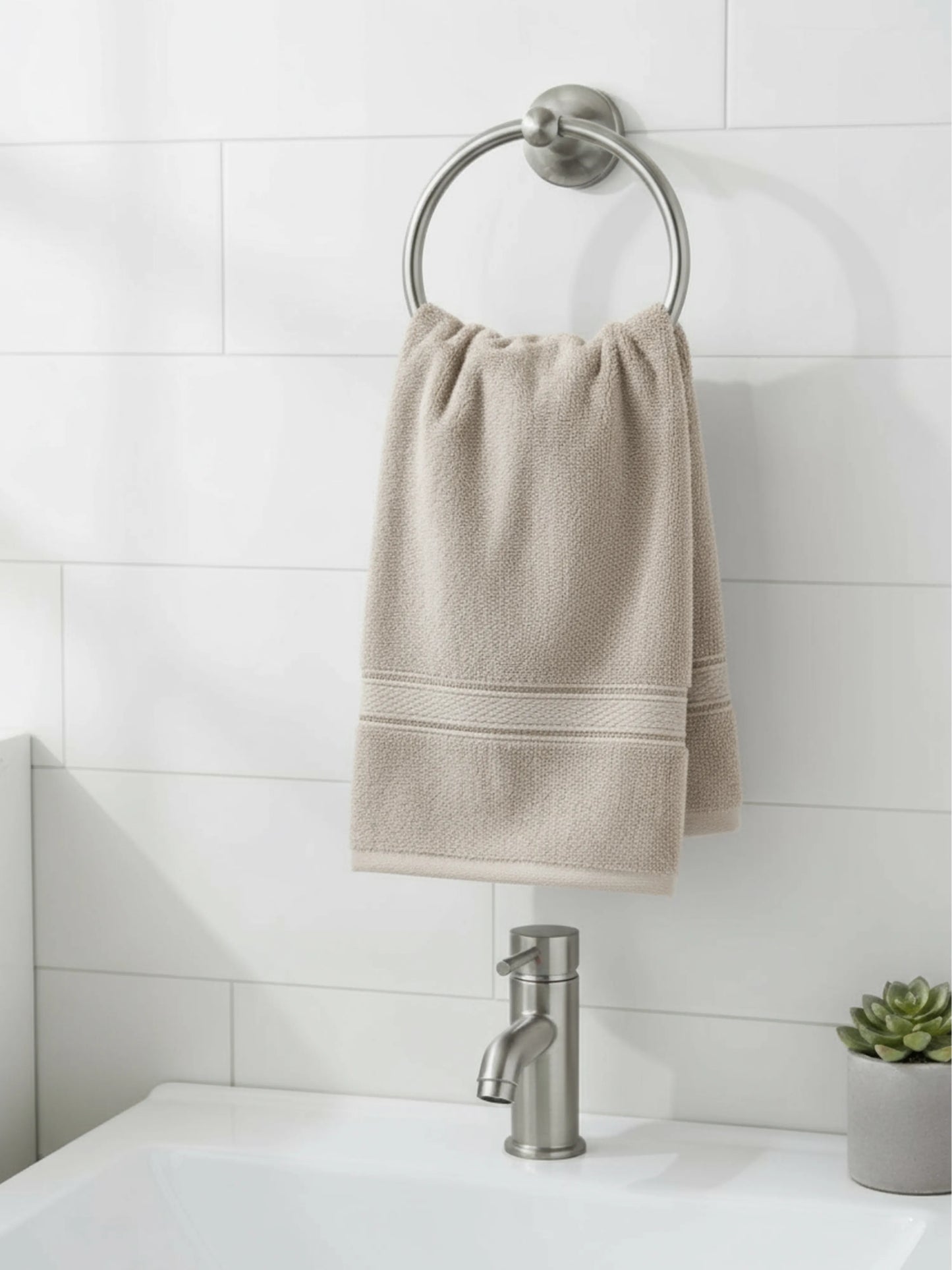 AtoZ Home Decor 100% Cotton Bath Towel | Soft, Quick Dry & Lightweight (40 x 60 CM)