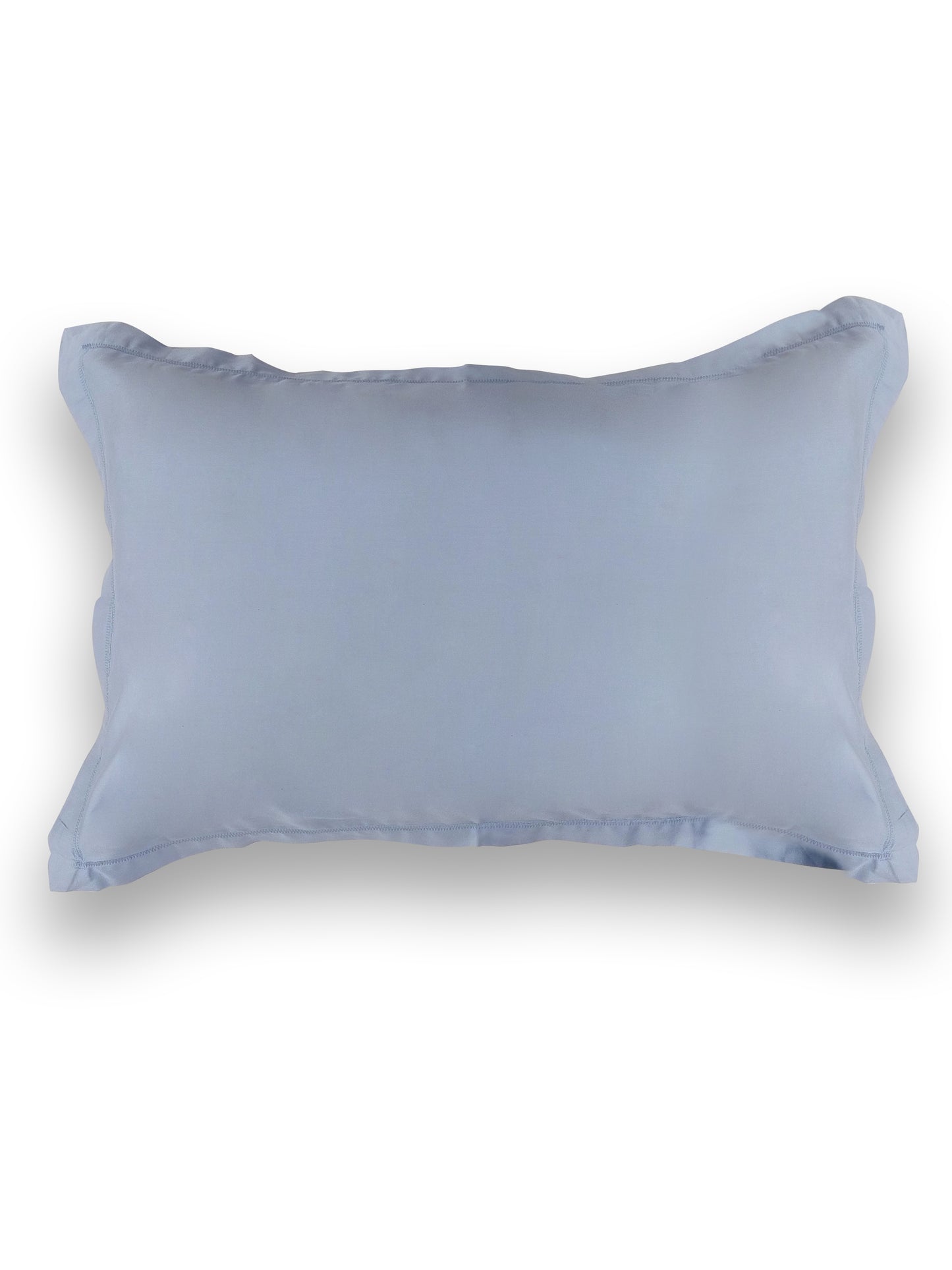 Solid Blue Pillow Cover Set – Premium Cotton – Set of 2