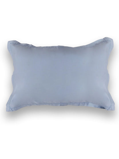 Solid Blue Pillow Cover Set – Premium Cotton – Set of 2