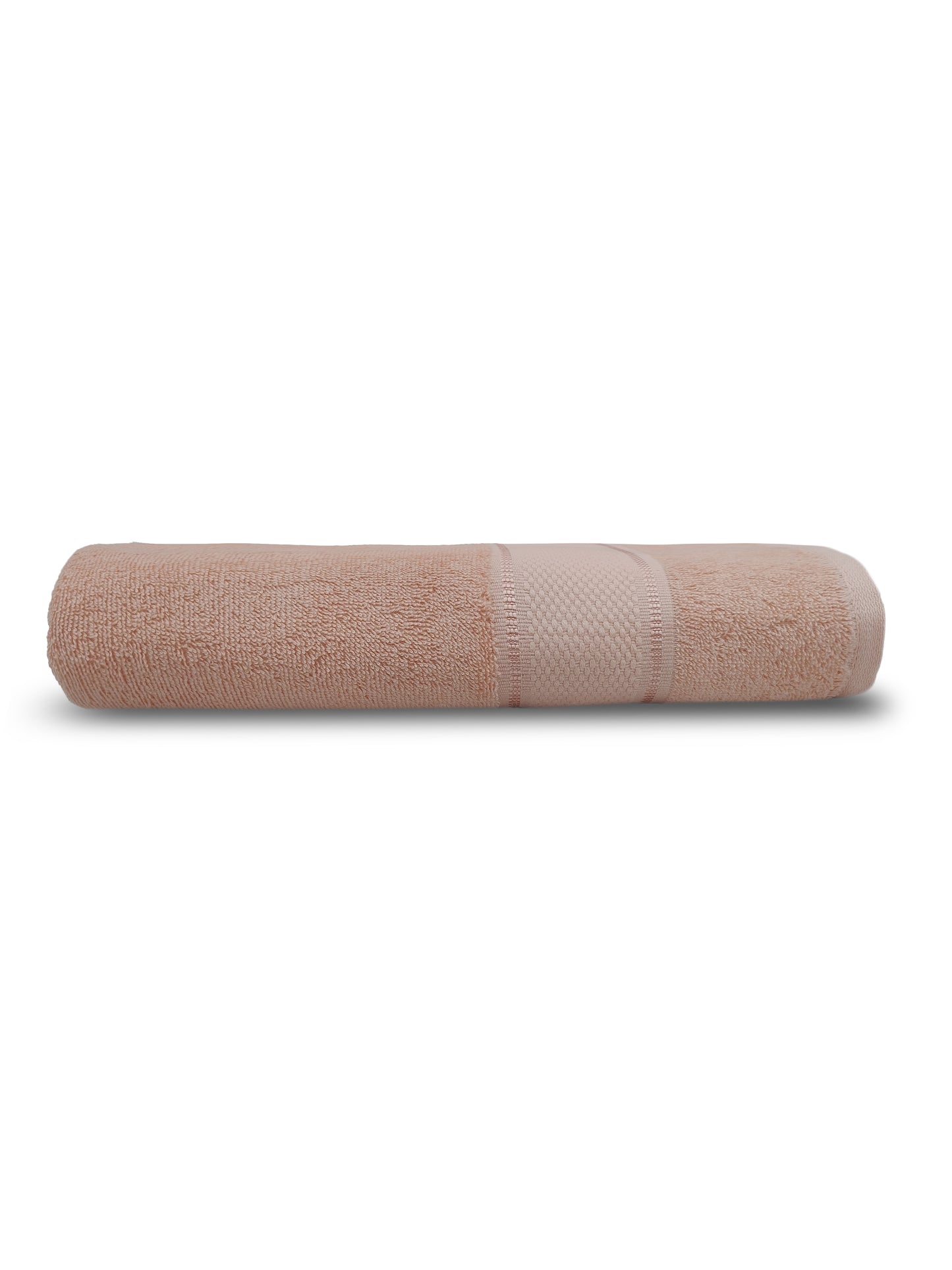 Soft Peach Cotton Bath Towel – Gentle, Plush & Quick-Dry